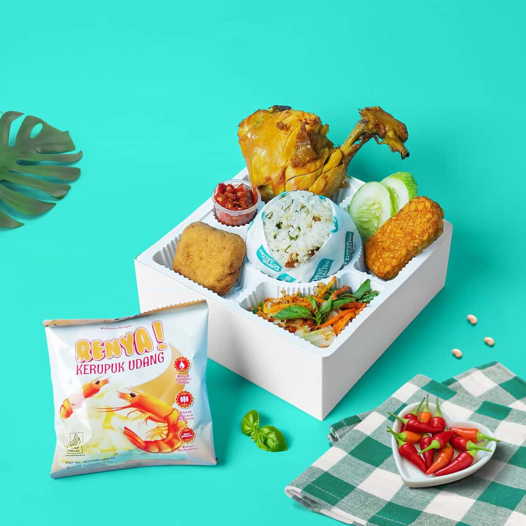 Nasi Box Ayam Goreng Basah