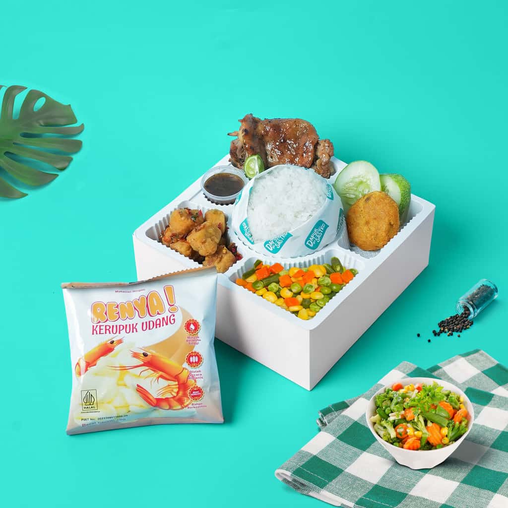 Nasi Box Ayam Madu Lada Hitam